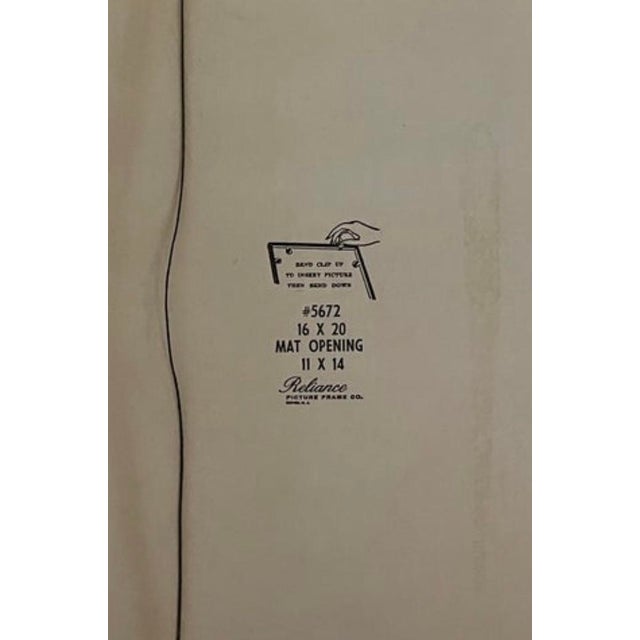 Vintage Wood Block Print of Whaling Barks Ships “Platina and Sunbeam