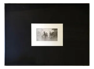 Japanese Artist, Antique Screen, Early 20th Century, Black and White Print