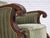 Vintage Danish Carved Oak Lounge Chair with Green Velour Upholstery, 1950s For Sale - Image 17 of 18