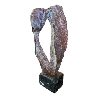 Zakaria Oenadi, Marble & Paint Sculpture For Sale