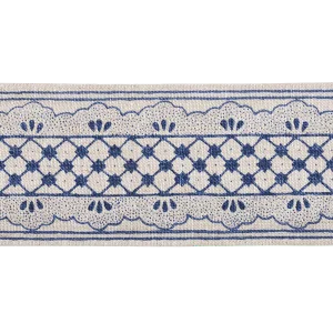 Schumacher Davison Scalloped Tape in Washington Blue