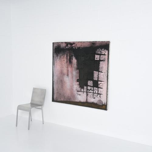 Franco Cardinali, Abstract Composition, Painting on Canvas, 1968 For Sale - Image 3 of 18