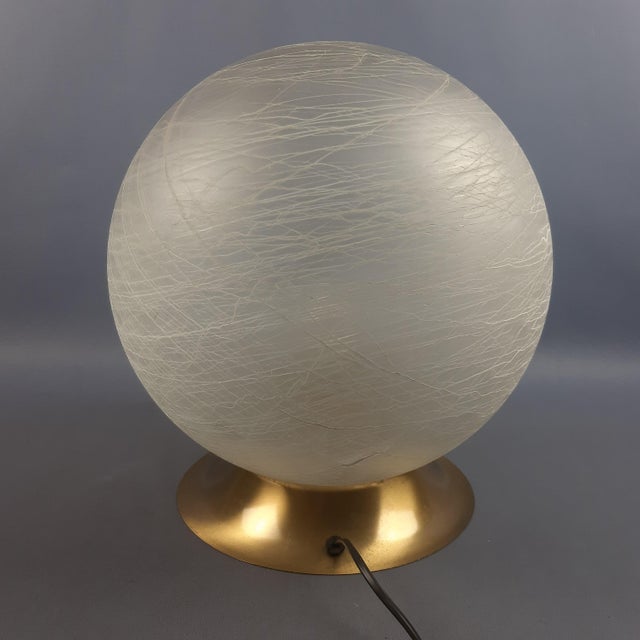 Murano Glass Boccia Table Lamp from Venini, 1970s For Sale - Image 3 of 12