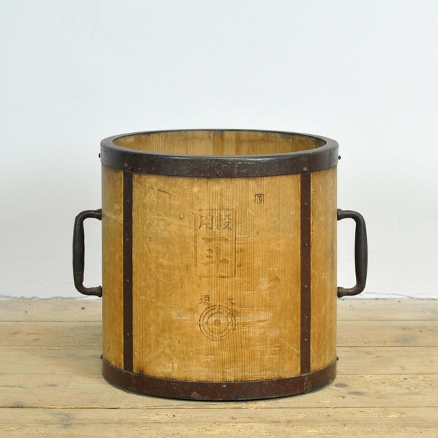 Vintage Japanese Wooden Rice Measure, 1930 For Sale - Image 10 of 10