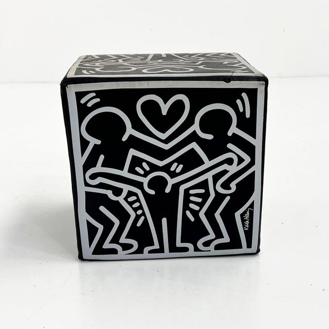 Keith Haring Stool from Creativando, 1990s, in Good conditions. Designed 1970 to 1979 This piece has an attribution mark,...