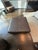 Transitional Square Leather Ottoman — Modern Design, Rich Espresso Leather, Versatile Accent Piece For Sale In Chicago - Image 6 of 7