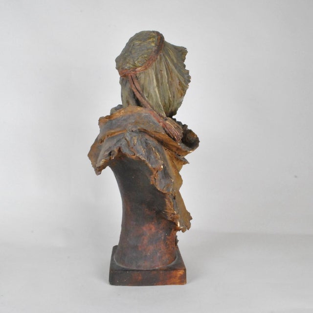 19th Century Orientalist Terracotta Bust of an Arab For Sale - Image 3 of 18