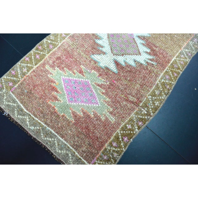 Vintage Turkish Area Rug For Sale - Image 4 of 6