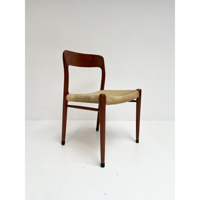 Vintage Model 75 Chairs by Niels O. Möller, 1950s, Set of 4 For Sale - Image 6 of 15