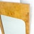 Wood Burl Walnut Mid Century Modern Milo Baughman Rectangle Wall Mirrors - A Pair For Sale - Image 7 of 12