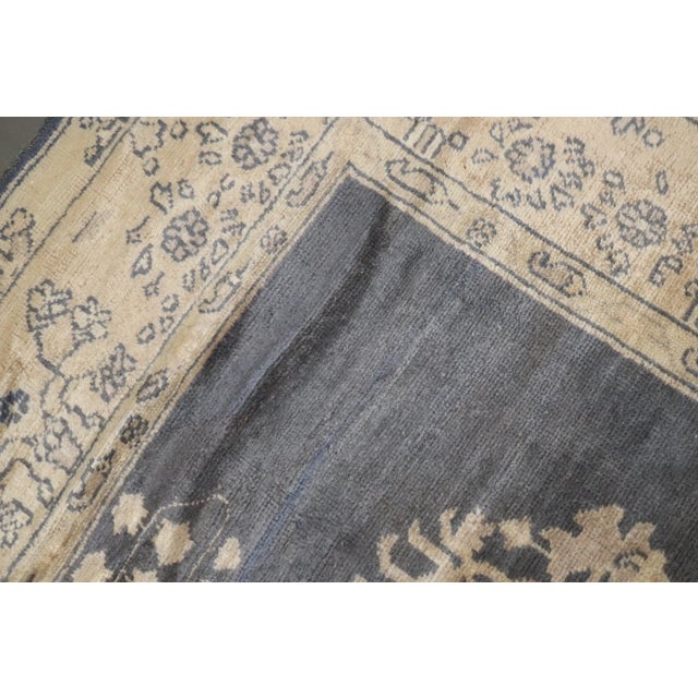 Folk Art Antique Zabihi Collection Turkish Oushak Rug - 8'8" x 10'8" For Sale - Image 3 of 10