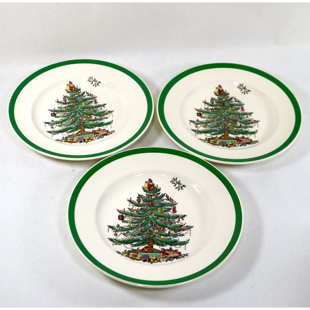 Add a touch of timeless British holiday charm to your tabletop or collection with this exceptional set of three (3)...