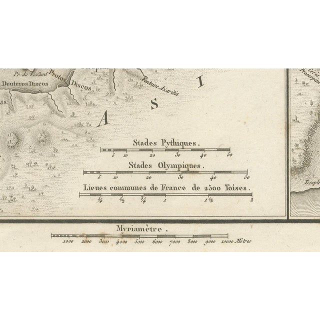 Ancient Bosphorus and Byzantium Map from Ambroise Tardieu, 1825 For Sale - Image 4 of 10