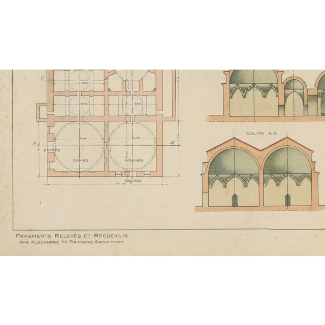 Alexandre M. Raymond, Antique Ottoman Door Knocker Designs, Bursa, 1924, Paper For Sale - Image 10 of 12
