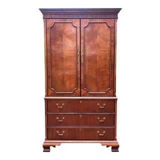 Drexel Devoncourt Mahogany Armoire For Sale