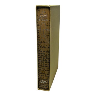 H.G. Wells Short Stories, The Folio Society. Decorative Deluxe Hardback Book in Slipcase Cover For Sale