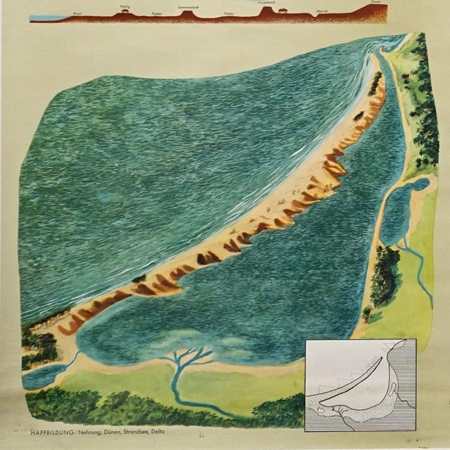 1970s Geological Rollable Wall Chart For Sale - Image 5 of 8