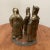 Late 20th Century Late 20th Century Fu, Lu, Shou Wise Men Heavy Brass Scholars Detailed Figurines For Sale - Image 5 of 12