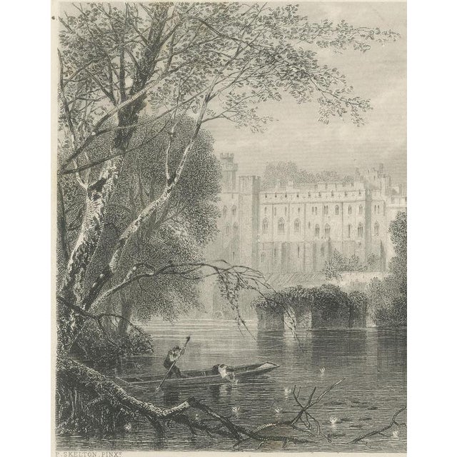 After P. Skelton, Warwick Castle on the Avon, 1876, Engraving For Sale - Image 4 of 9
