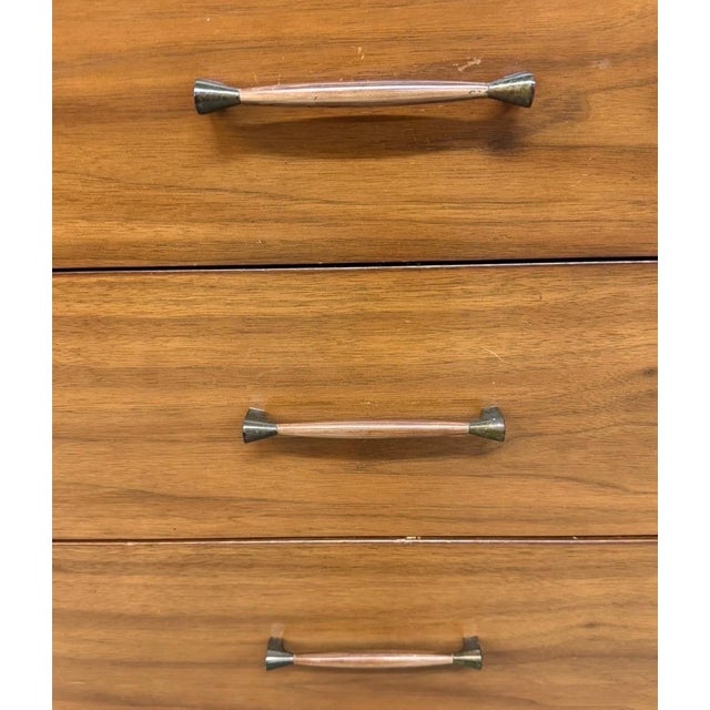 Mid-Century Modern Kent Coffey Perspecta 9-Drawer Walnut Dresser For Sale - Image 13 of 14