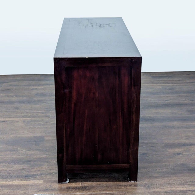 Environment Furniture Santomer Modern Rustic Wood 6-Drawer Dresser With Patchwork Front, Attributed For Sale - Image 4 of 11