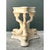 Glass Vintage Plaster Dolphin Base Glass Dining Table For Sale - Image 7 of 12