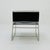 Mid-Century Black Leather Lounge Chair For Sale - Image 5 of 11
