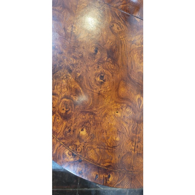 Mid 19th Century Antique 1850s French Burlwood Elm Dining Table Napoleonic French Empire For Sale - Image 5 of 10