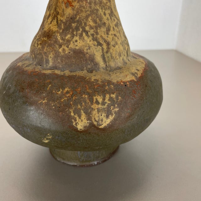 Super Pottery Fat Lava Multi-Color 816-1 Vase from Ruscha, 1970s For Sale - Image 6 of 17
