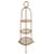 Mid-Century Italian Gold Tole Rope 3-Tier Conservatory Etagere For Sale In San Diego - Image 6 of 6
