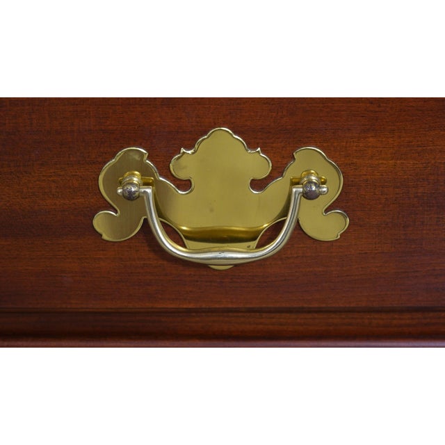 Brown Henkel Harris Cherry 5 Drawer Dresser Chest For Sale - Image 8 of 18