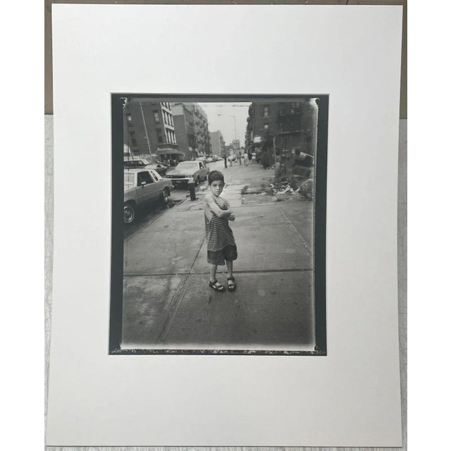 Mid-Century Modern Vincent Cianni 'young Homeboy, Bedford Avenue, Williamsburg Brooklyn' Photograph For Sale - Image 3 of 8
