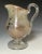 Victorian Rare Antique Mercury Glass Pitcher New England / Boston Sandwich Applied Handle For Sale - Image 3 of 11