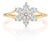 Aquamarine Flower Engagement Ring | Wedding Promise Ring | March Birthstone Ring Us 7 (All Sizes Available) For Sale
