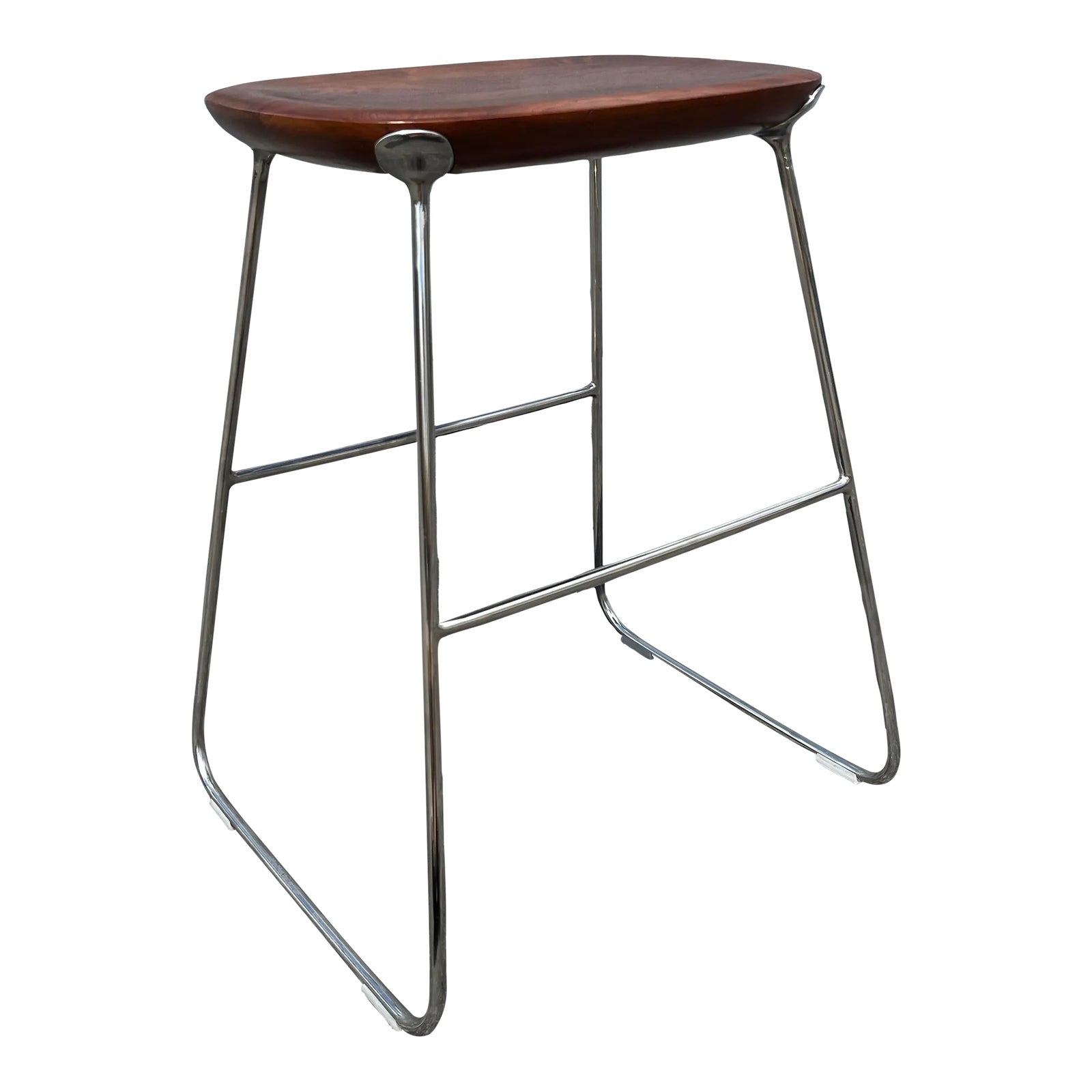 Walnut Laine Counter Stool by Defne Koz for Bernhardt Design
