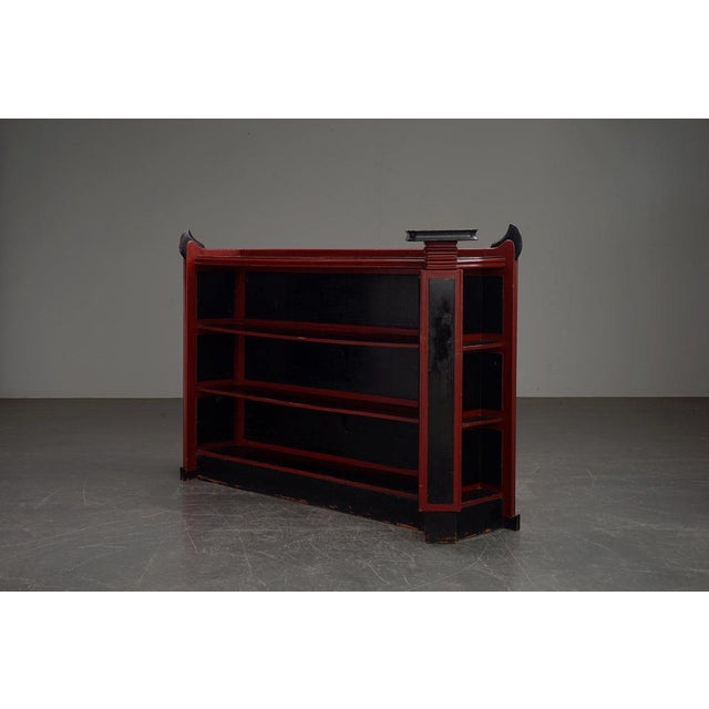 1920s Amsterdamse School Shelving Unit, 1920s For Sale - Image 5 of 16