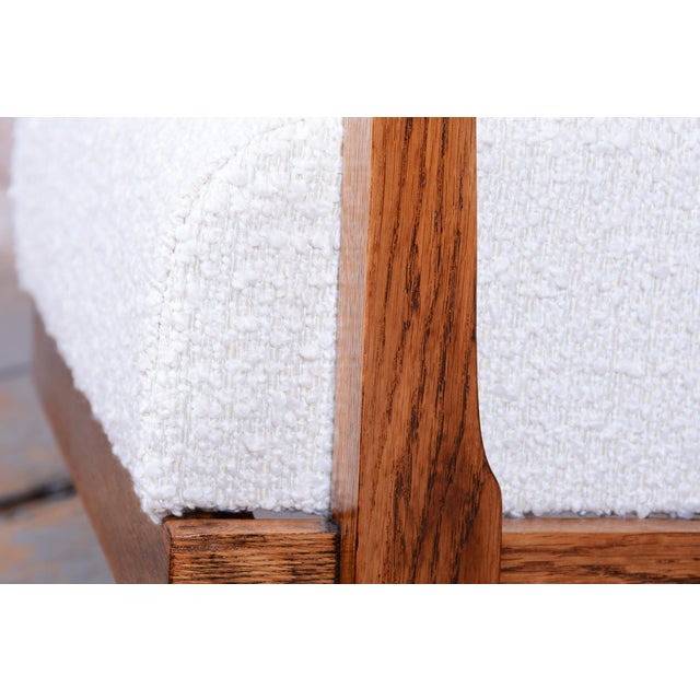 Czech Art Deco Seating Set in Oak attributed to Krásná Jizba, 1930s, Set of 3 For Sale - Image 6 of 18