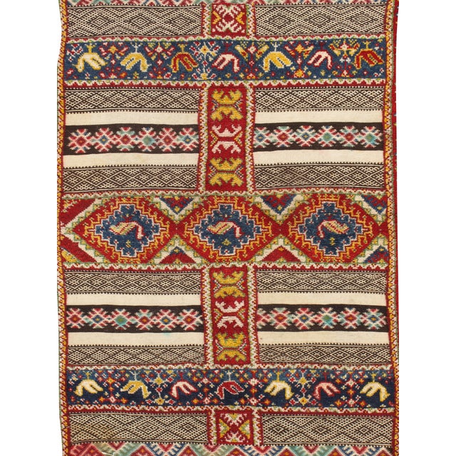 Moroccan Vintage Moroccan Area Rug 4ft 9in X 6ft 3in For Sale - Image 3 of 3