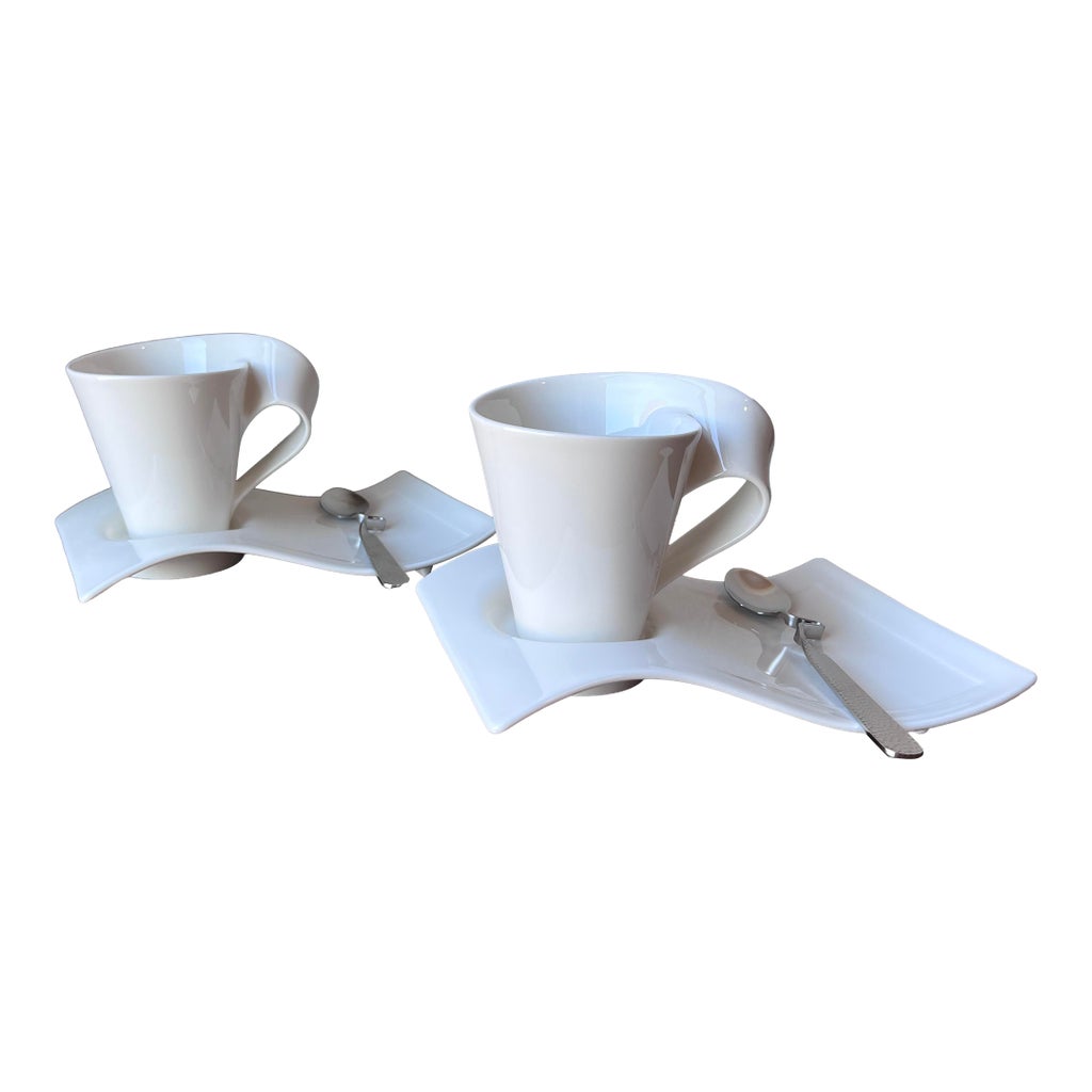Set of 2 - Villeroy and Boch New Wave Caffe Coffee Mugs and
