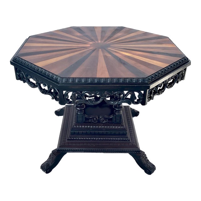 Anglo Indian Specimen Wooden Table Chairish