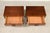 1960s Refinished Walnut and Rosewood King Nightstands by Kent Coffey Perspecta - A Pair For Sale - Image 10 of 10