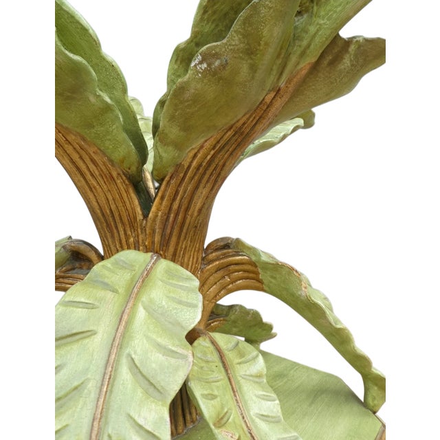 Lacquered Tree-Shaped Table with Glass Top, 1960s For Sale - Image 6 of 7