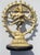 1970s Bright Brass Nataraja Dancing Shiva Sculpture on Wooden Base – 8" For Sale - Image 15 of 17