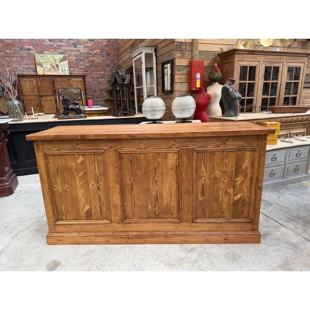Fir Wood Counter, 1960s For Sale - Image 4 of 11