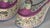 Rare 19thC Chinese Manchu Flowerpot Shoes Embroidered Silk Purple Satin For Sale In Denver - Image 6 of 8
