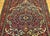 19th Century Farahan Sarouk Rug, Hand-Knotted Wool, Floral Medallion Pattern, Ivory & Red, 4x5 For Sale - Image 9 of 15