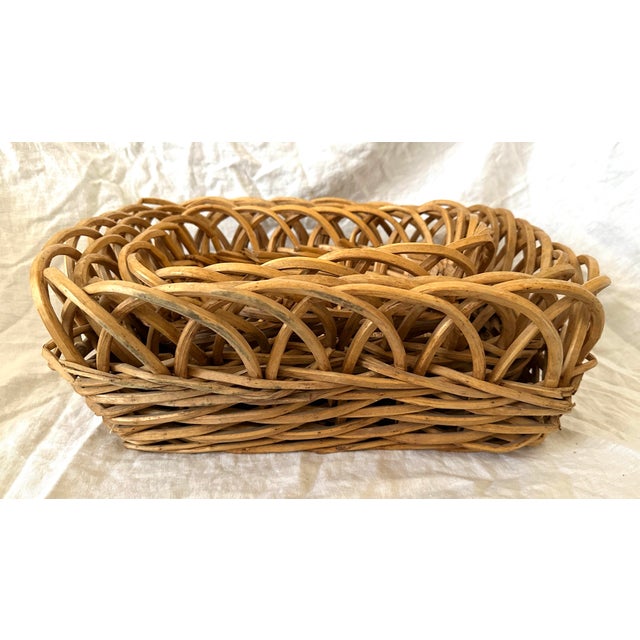 Tan Vintage French Nesting Baskets For Sale - Image 8 of 9