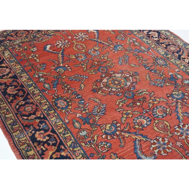 Antique Lillihan Rug 5'2'' x 6'4'' For Sale - Image 9 of 11