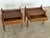 Danish Brutalist Oak Bedside Tables by Henning Kjærnulf, 1960s, Set of 2 For Sale - Image 5 of 11