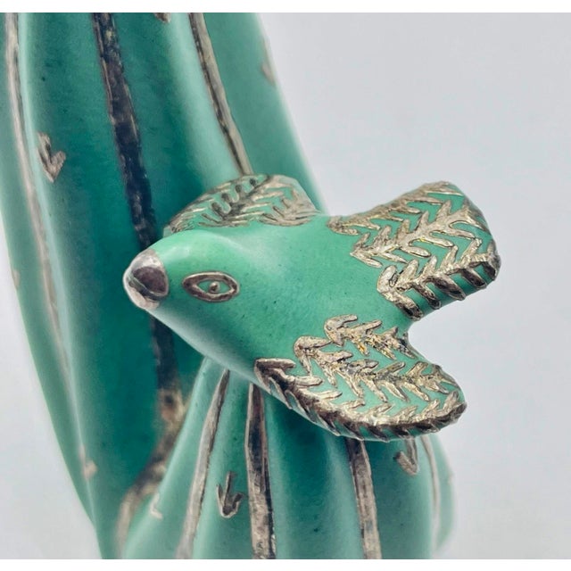 1980s Emilia Castillo Pure Silver & Porcelain Salt & Pepper Shakers, Mexican Modernism For Sale - Image 17 of 18